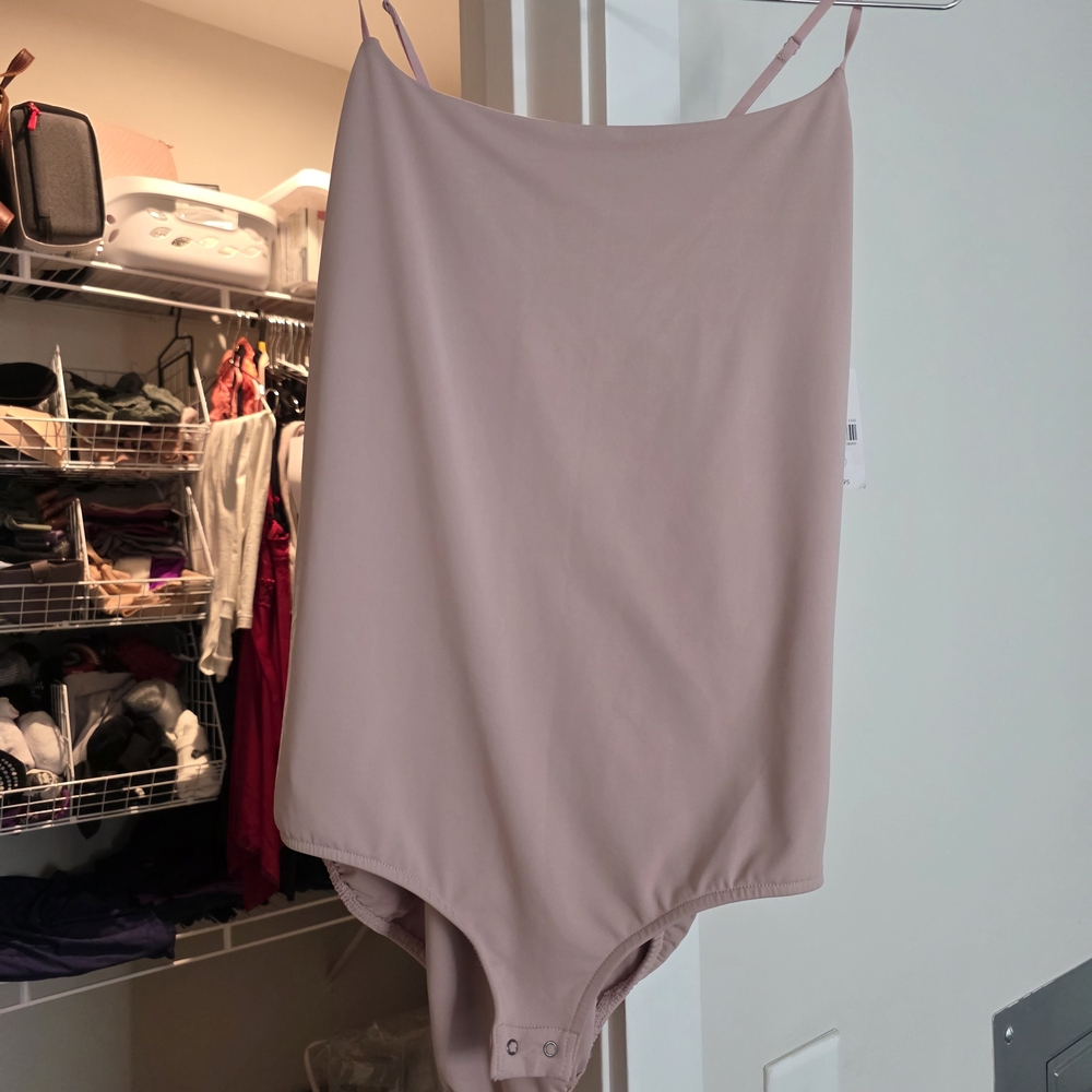 Lane Bryant Soft Pink Bodysuit 14/16